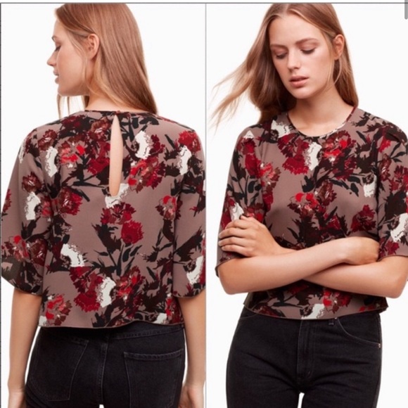 Aritzia WILFRED Cambrai Blouse - Picture 1 of 6